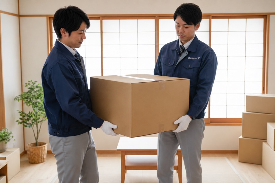 遺品整理業者の資格証明書を確認するイメージ