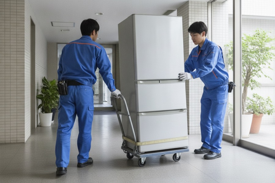 大型家電の処分方法を検討するイメージ