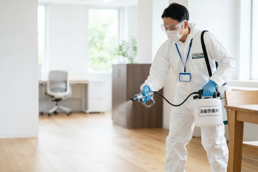 特殊清掃と遺品整理の違いを比較するイメージ