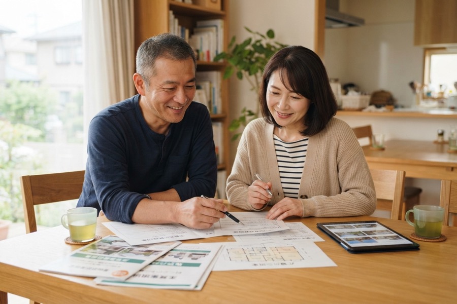 不動産の売却を検討するイメージ