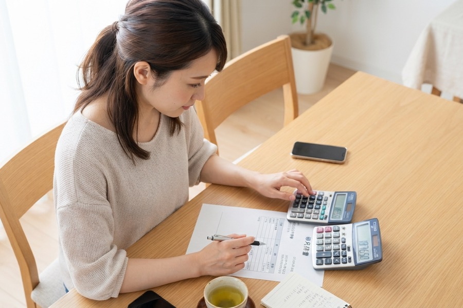 不用品回収の費用相場を確認するイメージ